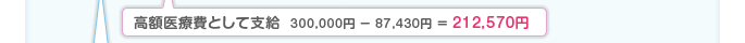 高額療養費として支給